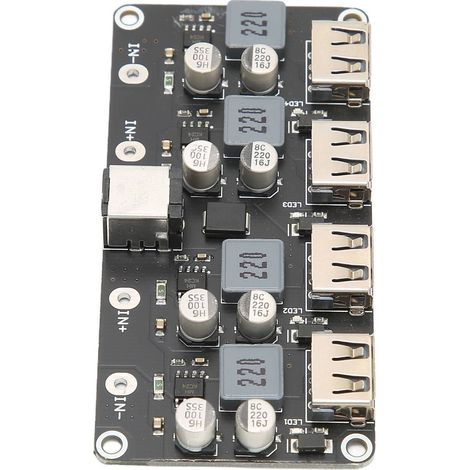 Module charge rapide 4 voies 12V 24V vers QC3.0 convertisseur USB buck pour chargeur téléphone (1/5)