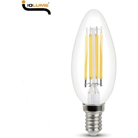 Lampada filoled oliva trasparente 4,5W 4000K
