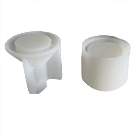 Maison Silicone Moule Thé Bougie Forme Maison Rond (1/5)