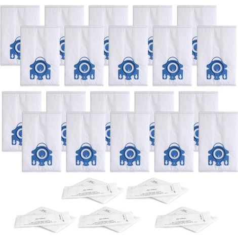 Come sacchetti di ricambio per aspirapolvere GN. Adatti agli aspirapolvere a traino Miele delle serie S2, S5, S8, Classic C1, Complete C2 e Complete C3 (20 sacchetti). (1/5)