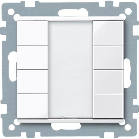Merten Taster 617425 4fach aktivweiss glaenzend System (1/2)