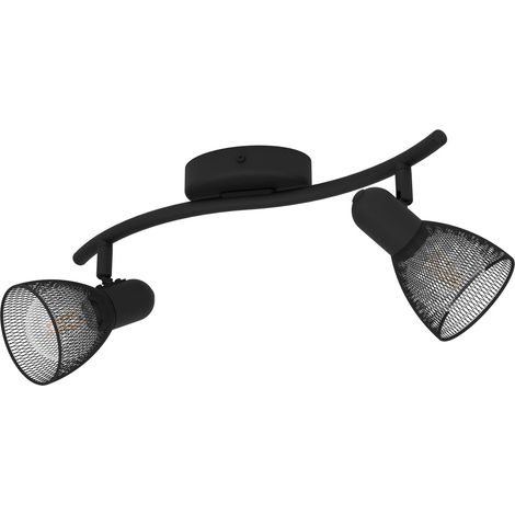 Plafonnier Carovigno, lampe de plafond 2 flammes, style classique (1/5)