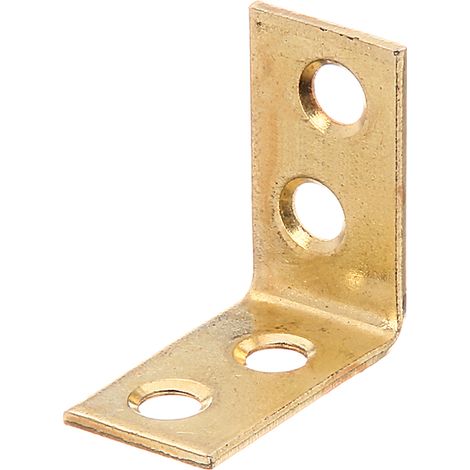SQUADRETTA AD ANGOLO 40X40X15MM OTTONE