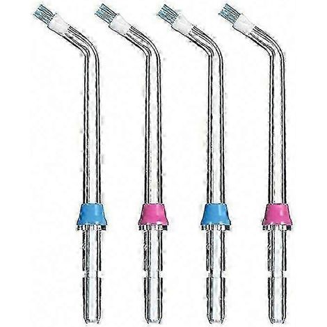 Lot de 4 têtes de rechange Waterpik pour hydropulseurs et irrigateurs buccaux (1/4)