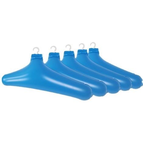 5-Pack Inflatable Travel Clothes Hanger, Non-Slip Outdoor Clothes Hanger, Portable Clothes Hanger (1/5)