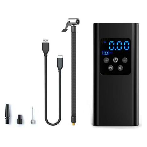 Compresseur d'air Portable, gonfleur de pneus, pompe 4000mAh, 150psi, pour pneus de voiture, avec lumière LED, boule de moto (1/5)