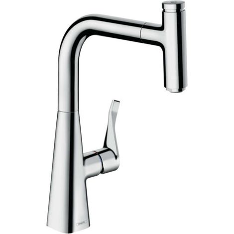 con doccetta cucina 240, con doccetta estraibile 1 doccetta, cromata sBox (1/4)