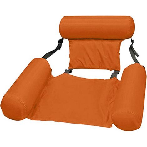 Transat flottant gonflable pliable d'été pour piscine plage, hamac nautique sport aquatique (1/5)