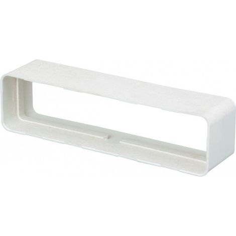 Rd 55x220 j - raccord droit rectangulaire plastique rigide avec joint 55 x 220 (460051) (1/3)