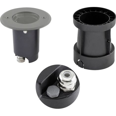 [NEUWERTIG] B-Ware Evn Bodeneinbauleuchte Bodeneinbaustrahler Led Aluminium Edelstahl Kunststoff
