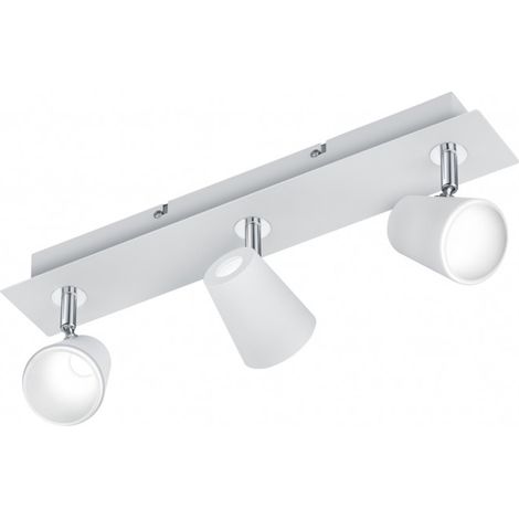 Plafón 3 Focos Led Orientables Narcos Blanco Trio Lighting