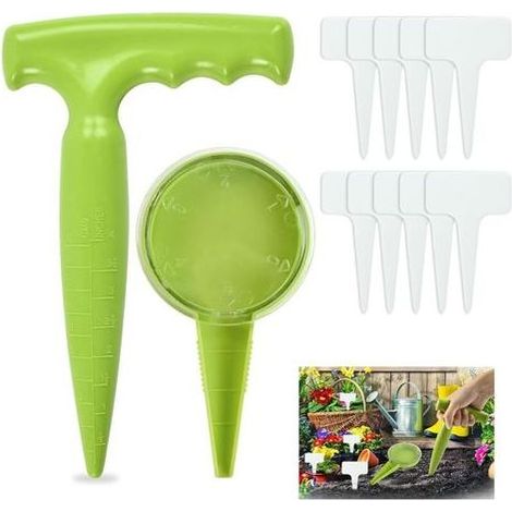 pair Plantoir de Jardin, 12pcs Outil Jardinage Plantoir, Plantoir Jardinage, Distributeur de Graines, Etiquette Semis, Succulentes des Plantes de Jardin (1/5)