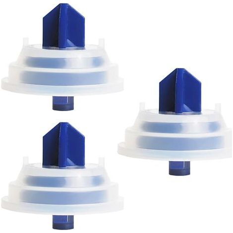 Kit de valve de remplissage pour WC 3 pièces — Comprend un diaphragme de flotteur, un diaphragme de chasse et un joint d'étanchéité de chasse — Facile à utiliser — M9908 (1/3)