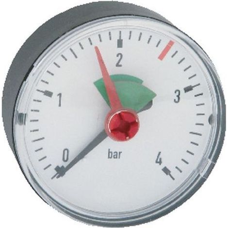 SYR Manomètre 12 pour Chauffage horizontal G1/4 0-4bar d.63mm, 0012.08.000