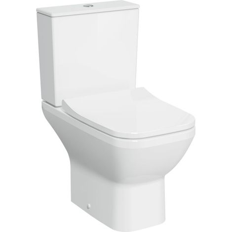 VITRA 7087B003-0075 WC sur pied à chasse profonde Kombi Integra Square