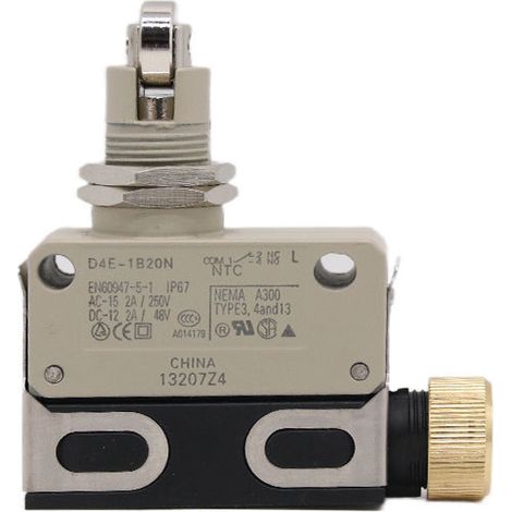 High-quality IP67 waterproof limit switch D4E-1B20N, a replacement for the original SL1 dustproof switch. (1/4)