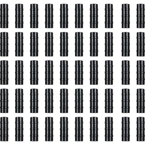 50 PCS Clip de Film de Serre, 25 MM Serre Clip Film Clamp Kit pour Plastique, Clips de Fixation pour Film de Serre, Filet Anti-insectes, Filet d'ombrage à Effet de Serre