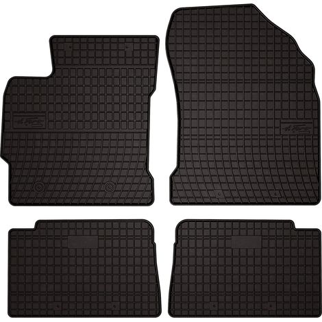 Tapis de sol en caoutchouc pour : Toyota Auris II berline, break (2012-2018) - noirs, sur mesure (1/5)
