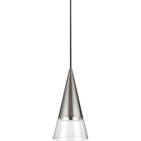 Ideal Lux CONO Plafonnier suspendu en forme de dôme en nickel