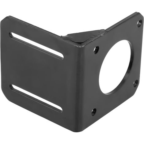 1 Stück schwarze Edelstahlhalterung für 57 NEMA23 Schrittmotor (1/5)