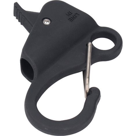 Quick-release boat anchor hook, 8,000 lb load capacity, sliding clip for 3/8 to 5/8 inch rope (1/5)