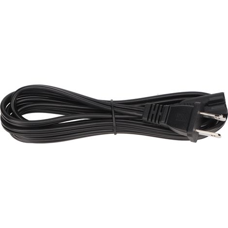 Câble adaptateur secteur NEMA 5 15P mâle vers IEC320 C7 femelle, gaine isolante en PVC ignifugé, 1,9 m (6,3 pi), prise américaine, 125-250 V (1/5)
