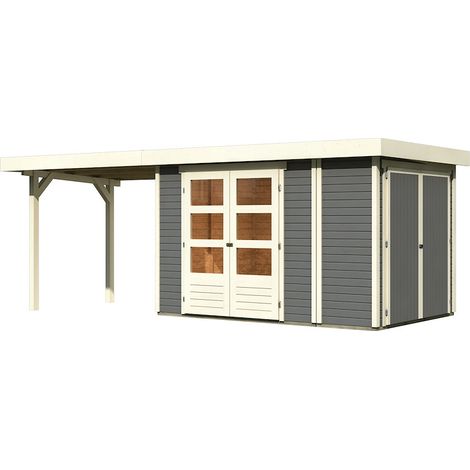 GH Retola 3 tgrau 242x217x211 mit Anbauschr. u.Anbaud. 240cm