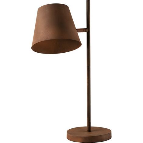 Fan Europe COLT Lámpara de Trabajo de Escritorio Óxido 33,5x55cm