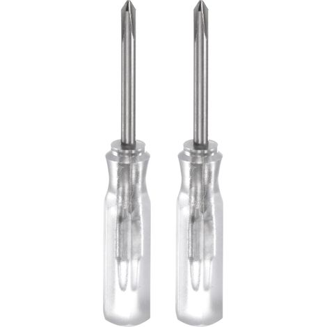 2Pcs Tournevis Phillips Ph0 Mini 2mm Tête Croisée Magnétique 45mm (1/5)