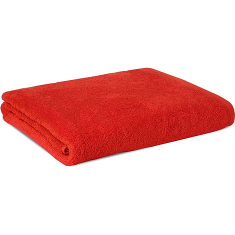 Asciugamano per ospite colorato da bagno 40 x 60 cm "Sophie" in cotone -Cherry (1/4)