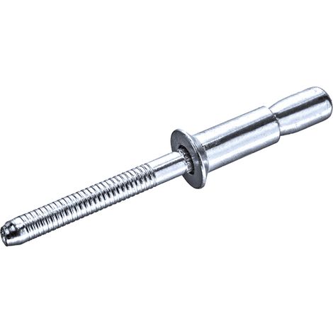 GOEBEL - 250 x Rivet haute résistance, avec bulbe formé 6,4 x 23,5 mm - Acier zingué / Acier zingué - Tête fraisée - GO-LOCK - 7990506423 (1/5)