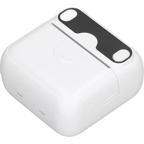 Imprimante d'étiquettes thermiques de poche Bluetooth portable sans fil, sans encre, blanche, pour les questions erronées (ensemble inclus). (1/5)