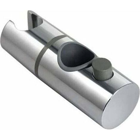 Support de pommeau de douche Support de pommeau de douche réglable à 360 ° pour diamètre 28MM ABS Rail Head Slide Bar Clamp Chrome Plaqué