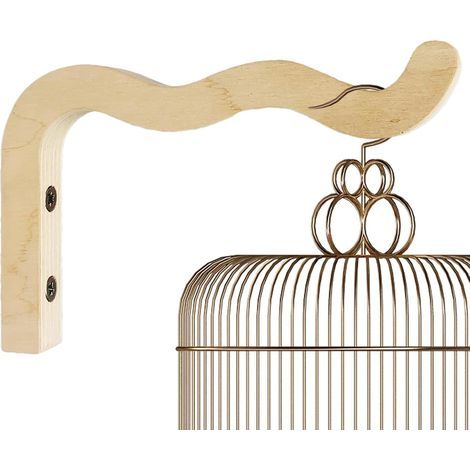 für Blumenkörbe Wandaufhängung aus Holz rustikale hängende (1/5)
