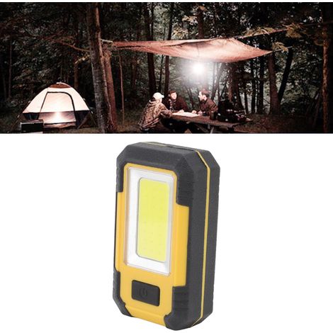 Lampe de travail LED multifonctionnelle avec aimant, lampe de travail COB, trois modes d'éclairage, lampe de réparation automobile extérieure, lampe d'entretien, lampe de camping, lampe de tente. (1/5)