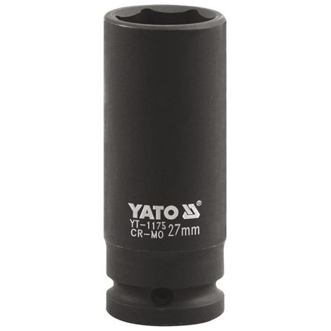 Yato YT-1179-Buchse de Schlüssel de Schlagbuchse de Schlagbuchse de Schlagbuchse Schwarz