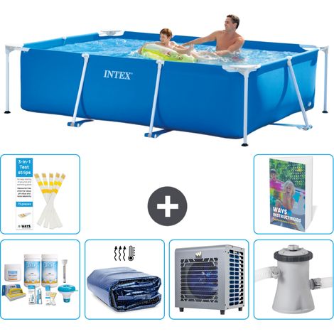 Intex Piscine Tubulaire Rectangulaire - 260x160x65 cm - 5-pièces S128 (1/5)