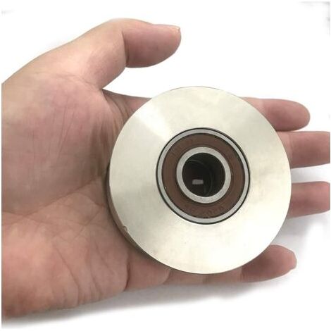Roulette de porte robuste en acier inoxydable 304 - 2,7"