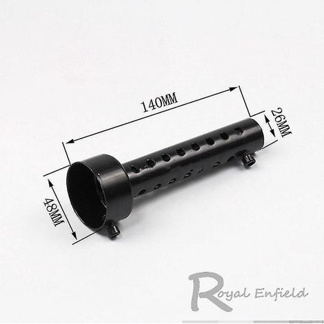 Silencieux d'échappement universel pour moto DB Killer 35 mm, 42 mm, 45 mm, 48 mm et 60 mm, en acier inoxydable 48 x 140 mm (1/4)