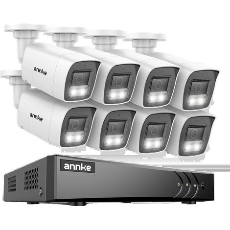 Sicherheitskamerasystem, 3K Auflösung, Zwei-Wege-Audio, 8CH DVR 8PCS, Keine (1/2)