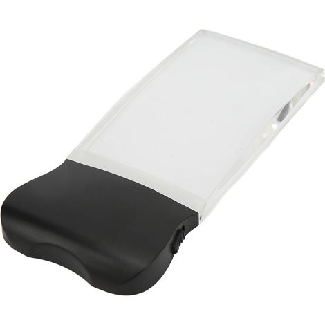 LED-beleuchtete Lupe mit optischem Glas, komfortablem, rutschfestem Griff, kratzfest, beleuchtete Lupe für präzises Lesen (1/5)