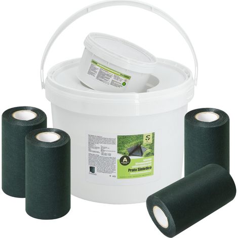 STI Banda di Giunzione + Colla Bicomponente per Prato Sintetico Banda 4x 20cmx10mt + 10kg colla (1/4)