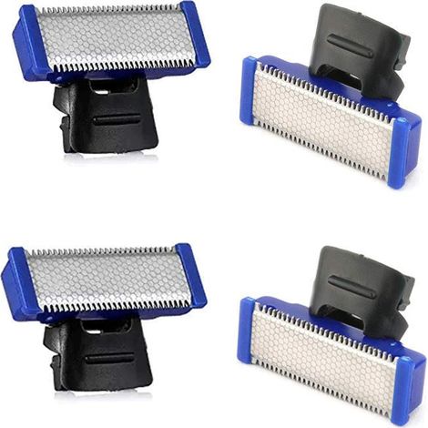 Tete De Rasoir Electrique - Acier Inoxydable - Compatible Avec Rasoirs Electriques Standard - Lot De 2 (1/5)