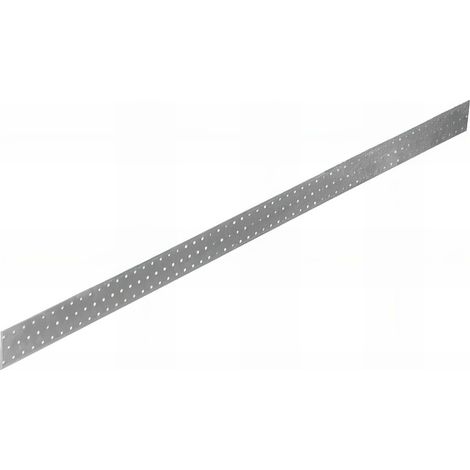 Plaque perforée galvanisée - 60 x 1200 x 2,0 mm