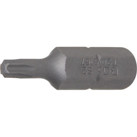 Punta  longitud 30 mm  entrada 8 mm (5/16")  perfil en T (para Torx) T20 (1/2)