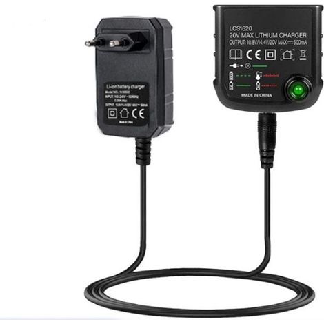 Ersatzladegerät kompatibel mit Black & Decker 12V-18V NiCd/NiMH-Akku LCS1620 (1/5)
