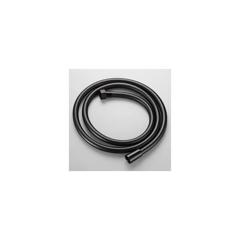 Tuyau de douche flexible en PVC noir de 1.5m, pour pomme de douche à main de salle de bain (1/5)