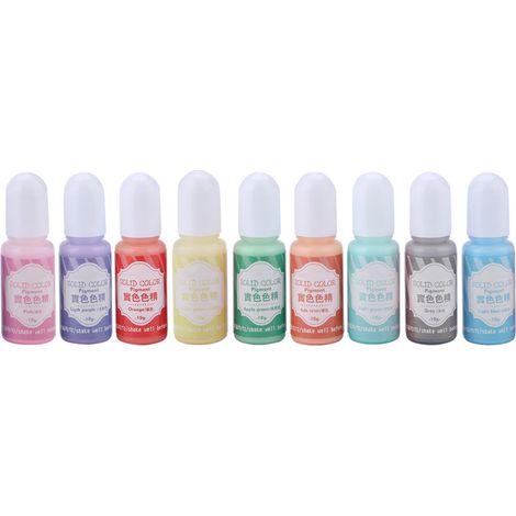 Colle solide 9 couleurs pour mélanger à la main des matériaux de bijoux DIY à base d'huile (1/3)