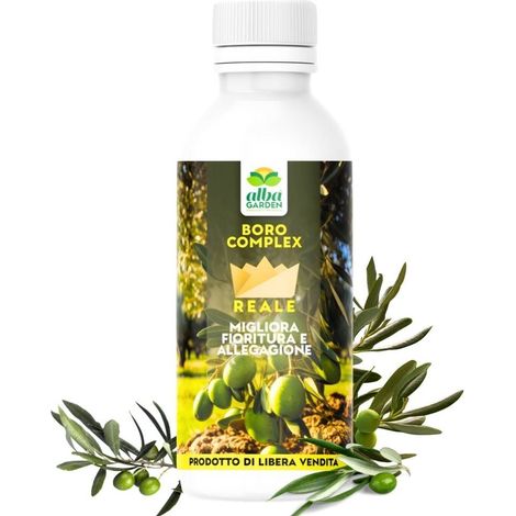 Boro Concime Liquido Previene Carenze, Applicazione Fogliare Nutriente per Allegagione Fioritura Olivo Vite Orto Cereali x 1 Kg