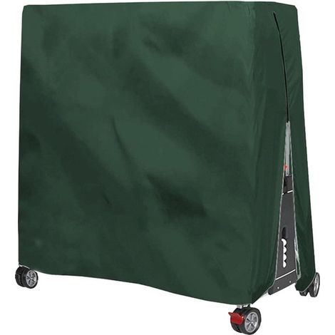 Telo di copertura impermeabile per tavolo da ping pong in tessuto Oxford 420D - Telo di copertura per tavolo da ping pong da esterno, resistente alle intemperie e alla polvere - 185 x 165 x 70 cm (ver (1/5)